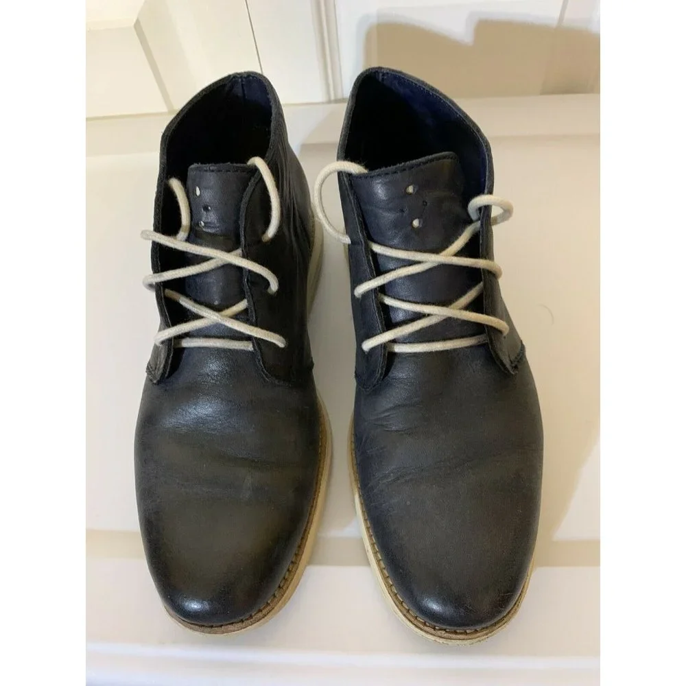 Cole Haan‎ Grand OS Men’s Sz 8M Blue Leather Ankle Boot